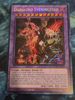 Yu-Gi-Oh! Darklord Eveningstar Secret Rare BPRO-EN036 In Hand! - Image 1