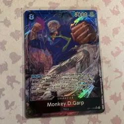 Monkey.D.Garp Parallel Alt Art OP11-095 A Fist of Divine Speed One Piece TCG - Image 1