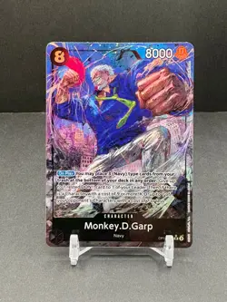 Monkey.D.Garp Alt Art Super Rare - A Fist Of Divine Speed #OP11-095 SR One Piece - Image 1