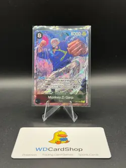 Monkey.D.Garp Parallel Alt Art OP11-095 A Fist of Divine Speed One Piece TCG - Image 1