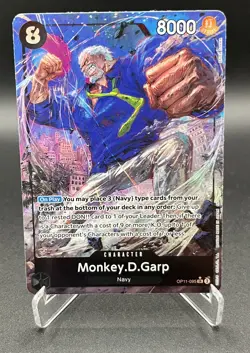 Monkey D Garp OP11-095 SR Alt Art - A Fist of Divine Speed - One Piece - English - Image 1