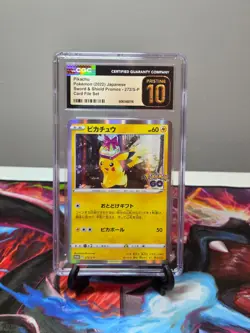2022 POKEMON CGC 10 PRISTINE PIKACHU 272/S-P SWORD & SHIELD PROMO CARD FILE SET - Image 1