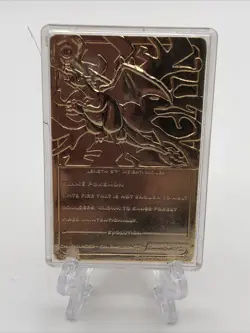 1999 Nintendo Pokemon Charizard Burger King 23k Gold Plated Trading Card - Image 2