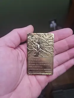 1999 Burger King Pokemon Charizard Nintendo 23K Gold Plated Trading Card - Image 2