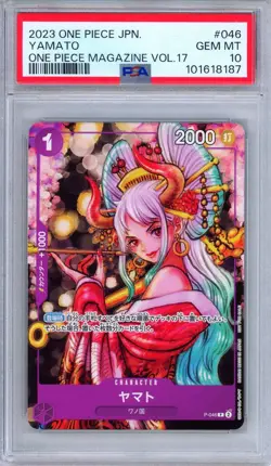 PSA 10 Yamato P-046 One Piece Magazine Volume 17 Promo One Piece Japanese - Image 1