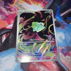Pokemon TCG Bulbasaur Mega Evolution Illustration Rare Card 133/132 - Image 1
