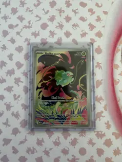 Bulbasaur - 133/132 - Illustration Rare Pokemon Card Mega Evolution TCG NM/M - Image 3