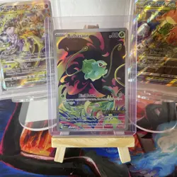Pokemon TCG Bulbasaur Illustration Rare Mega Evolution Stamped Card 133/132 MINT - Image 1