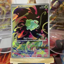 Pokemon TCG Bulbasaur Illustration Rare Mega Evolution Stamped Card 133/132 MINT - Image 2