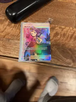 Acerola Full Art Ultra Rare Pokemon Card Burning Shadows Sun Moon 142/147 - Image 1