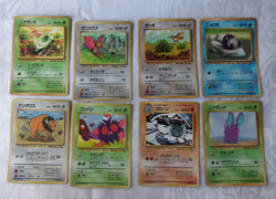 Vending Series Japanese Pokemon Card Lot of 8 Taurus Graveler Poliwag Set #1 - Image 1