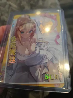 Goddess Story Anime Waifu Trading Card Darkness Konosuba SCR Holo - Image 3