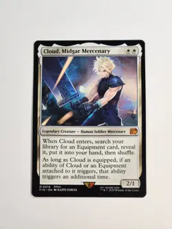 Cloud, Midgar Mercenary Final Fantasy Regular MTG M0010 - Image 1