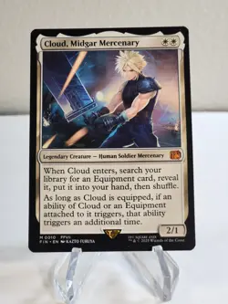 Cloud, Midgar Mercenary Final Fantasy Regular MTG M0010 - Image 2