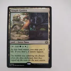 Magic the Gathering-Lorwyn Eclipsed/Temple Garden 268 (Rare Land)REGULAR - Image 1