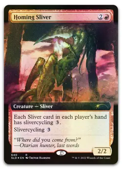 Homing Sliver (Extended Art) #640 (Foil) (NM) Secret Lair Drop SLD Magic MTG - Image 1