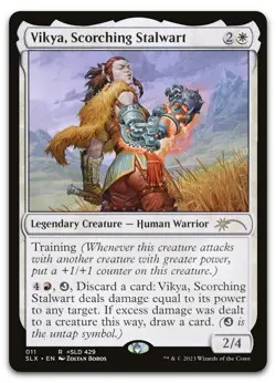 Vikya, Scorching Stalwart #11 (NM) SLX SLX Magic MTG - Image 1