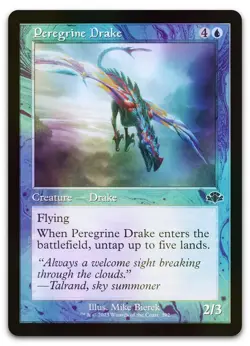 Peregrine Drake (Retro Frame) #292 (Foil) NM Dominaria Remastered DMR Magic MTG - Image 1