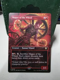 Magus of the Wheel Borderless Commander Masters MTG NM Regular - Image 1