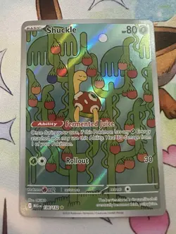 Shuckle 136/132 Me01 Mega Evolution Holo Illustration Rare Near Mint Pokemon - Image 3