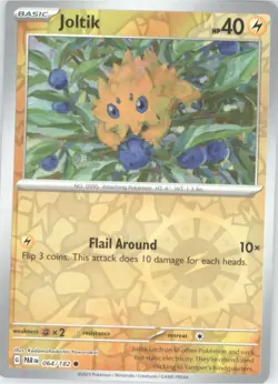 Joltik Reverse Holo Pokemon tcg SV04: Paradox Rift #064/182 - Image 1