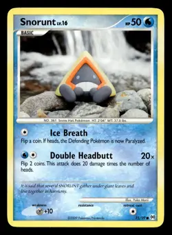 Snorunt 75/99 Common Arceus Pokemon LP - Image 1