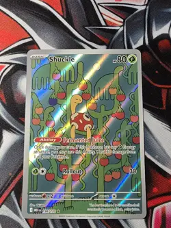 Pokemon TCG - Shuckle 136/132 Me01: Mega Evolution Holo, Illustration Rare - NM - Image 1