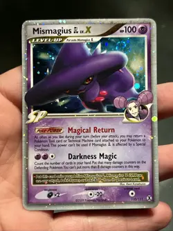 Pokemon TCG Mismagius Lv. X Holo 2009 Platinum Rising Rivals 110/111 Holo- NM/LP - Image 1
