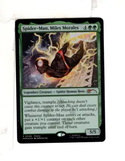 MTG SkeenAB Spider-Man Miles Morales PROMO FOIL from UMP. NM. - Image 1