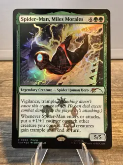 Magic The Gathering Spider-Man, Miles Morales Foil Promo #0008 MTG - Image 1