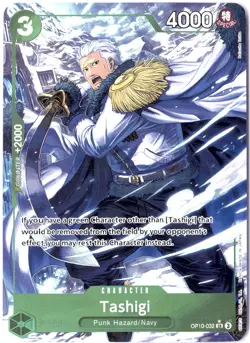 ULTRA RARE ALT ART LOW POP CUSTOM ONE PIECE!!! Tashigi HOLOFOIL - Image 1