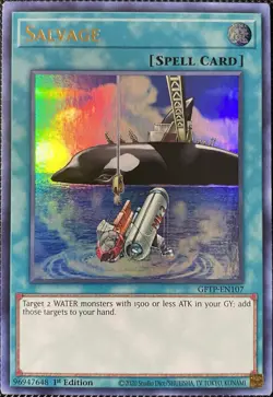Salvage GFTP-EN107 Ghosts from the Past 1st Edition - Yugioh Card - Image 1