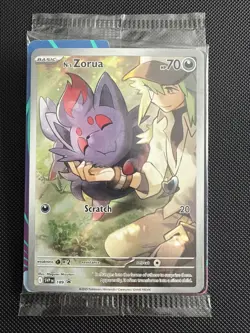 Pokemon TCG Journey Together N's Zorua #189 Holo Promo Card - Image 1