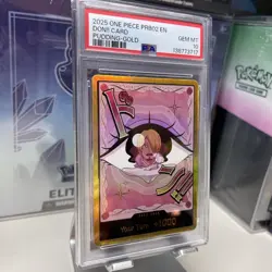 PSA 10 DON!! Card Charlotte Pudding Super Parallel Gold 2025 ONE PIECE Card - Image 2