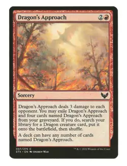 Dragon's Approach MTG Sorcery Cards Strixhaven: School of Mages NM - Image 5