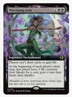 Mornsong Aria (Extended Art) Lorwyn Eclipsed Foil - Image 1