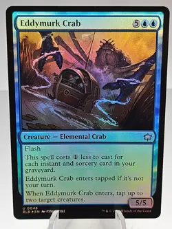 Eddymurk Crab - 48 - Foil - BLB - NM - MTG Magic the Gathering - Image 1