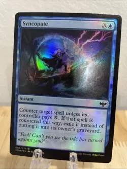 MTG Syncopate FOIL #083/277 Innistrad: Crimson Vow Common NM/M - Image 1