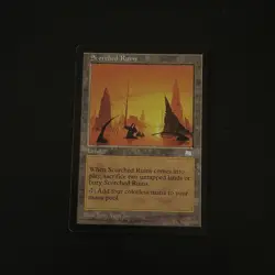 Magic The Gathering Weatherlight Scorched Ruins # Lightly played - Image 1