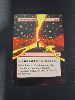 Seething Song - Mirrodin - Altered By Acrylic. Multiple In Stock! - Image 1