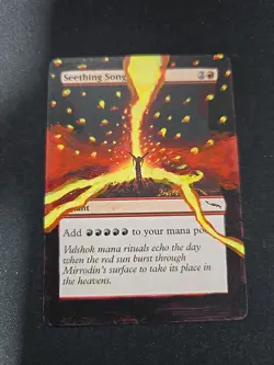 Seething Song - Mirrodin - Altered By Acrylic. Multiple In Stock! - Image 2
