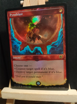 Pyroblast FOIL - Signature Spellbook: Chandra - NM to LP (see pics) MTG - Image 1