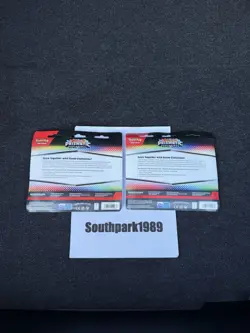 Pokemon TCG Prismatic Evolutions Tech Sticker Collection LOT OF 2 SEALED 6 Packs - Image 2