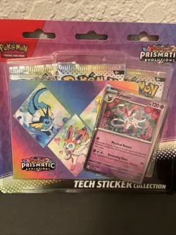 Lot Of(2) Pokemon TCG Prismatic Evolutions Tech Sticker Collection Booster - Image 3