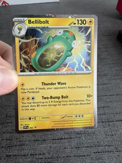Carte Pokemon Bellibolt Promo Svp 094 Anglais Exc - Image 5