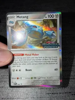 Carte Pokemon Metang Promo Svp 090 Stamp Temporal Forces Anglais Exc - Image 3