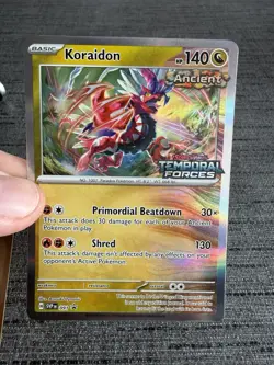 Carte Pokemon Koraidon Promo Svp 091 Stamp Temporal Forces Anglais Exc - Image 5