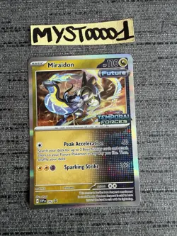 Carte Pokemon Miraidon Promo Svp 092 Stamp Temporal Forces Anglais Exc - Image 1