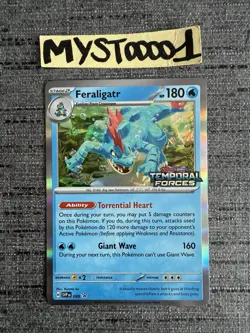 Carte Pokemon Feraligatr Promo Svp 089 Stamp Temporal Forces Anglais Exc - Image 1