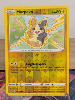MORPEKO 109/264 COMMON FUSION STRIKE POKEMON REVERSE HOLO LP - Image 1